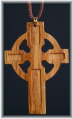 Keltský kříž dřevěný dlouhý
